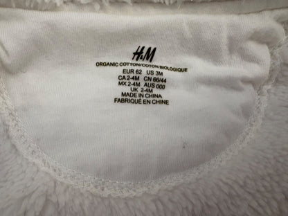 H&M Padded Baby Bunting, Hedgehog Print, 2-4 months, Kids 3 Month (0-3M)