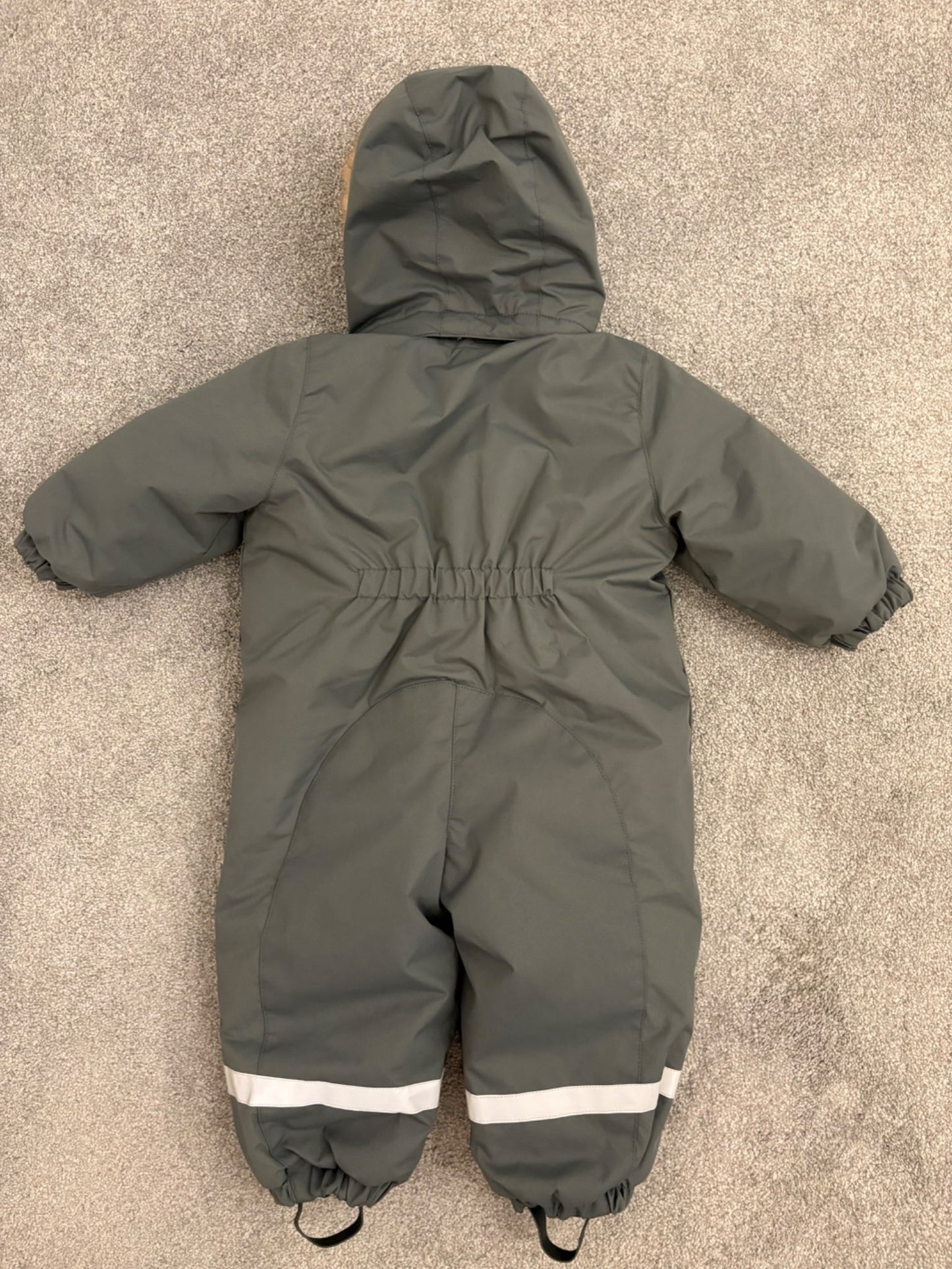 H&M Baby Water-Repellent Snowsuit, Green, 9-12 months, Kids 12 Month (9-12M)