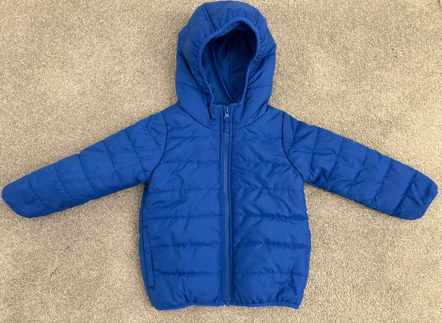 Carter’s Toddler Packable Puffer Jacket, Blue, 2T, Kids 2T