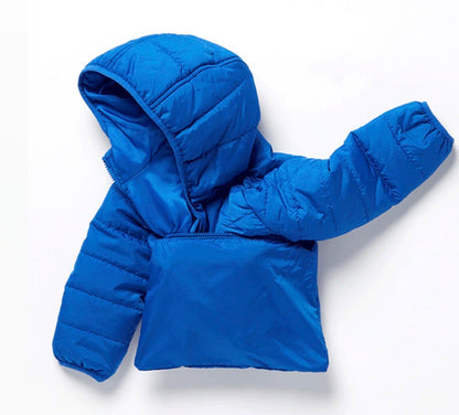 Carter’s Toddler Packable Puffer Jacket, Blue, 2T, Kids 2T