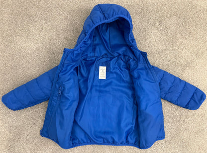 Carter’s Toddler Packable Puffer Jacket, Blue, 2T, Kids 2T