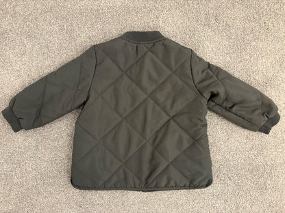 H&M Toddler Quilted Jacket, Grey, 12-18 months, Kids 18 Month (12-18M)