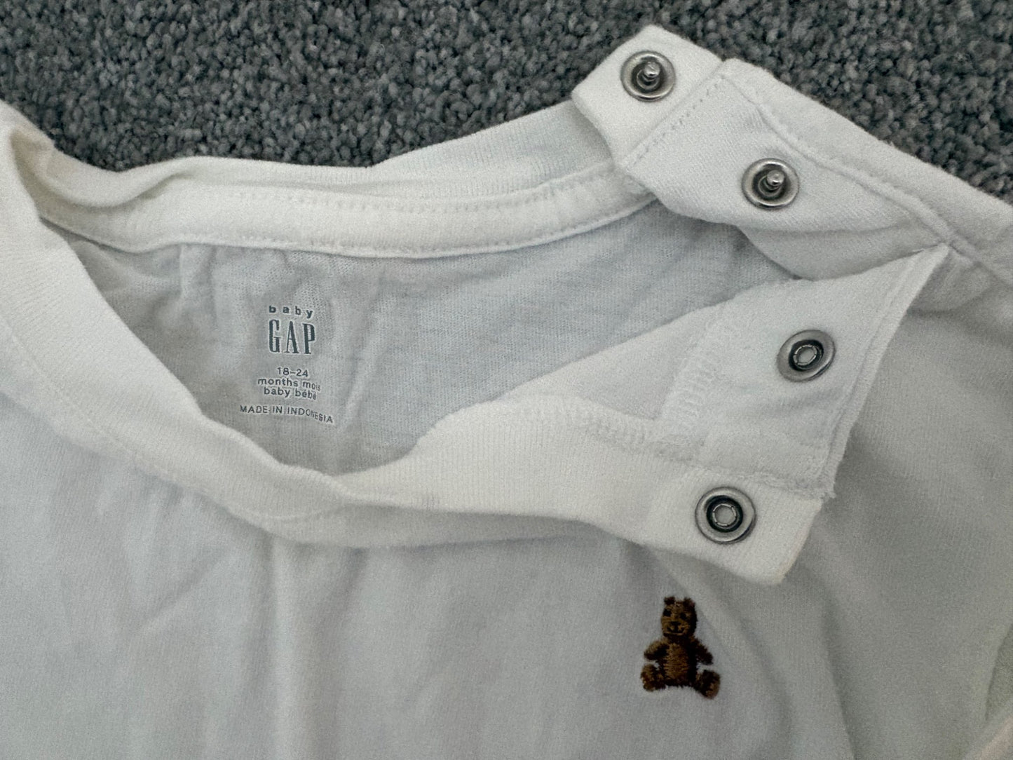 Gap Baby 3-Piece Outfit Set, Heather Light Grey, 18-24 months, Kids 24 Month (18-24M)