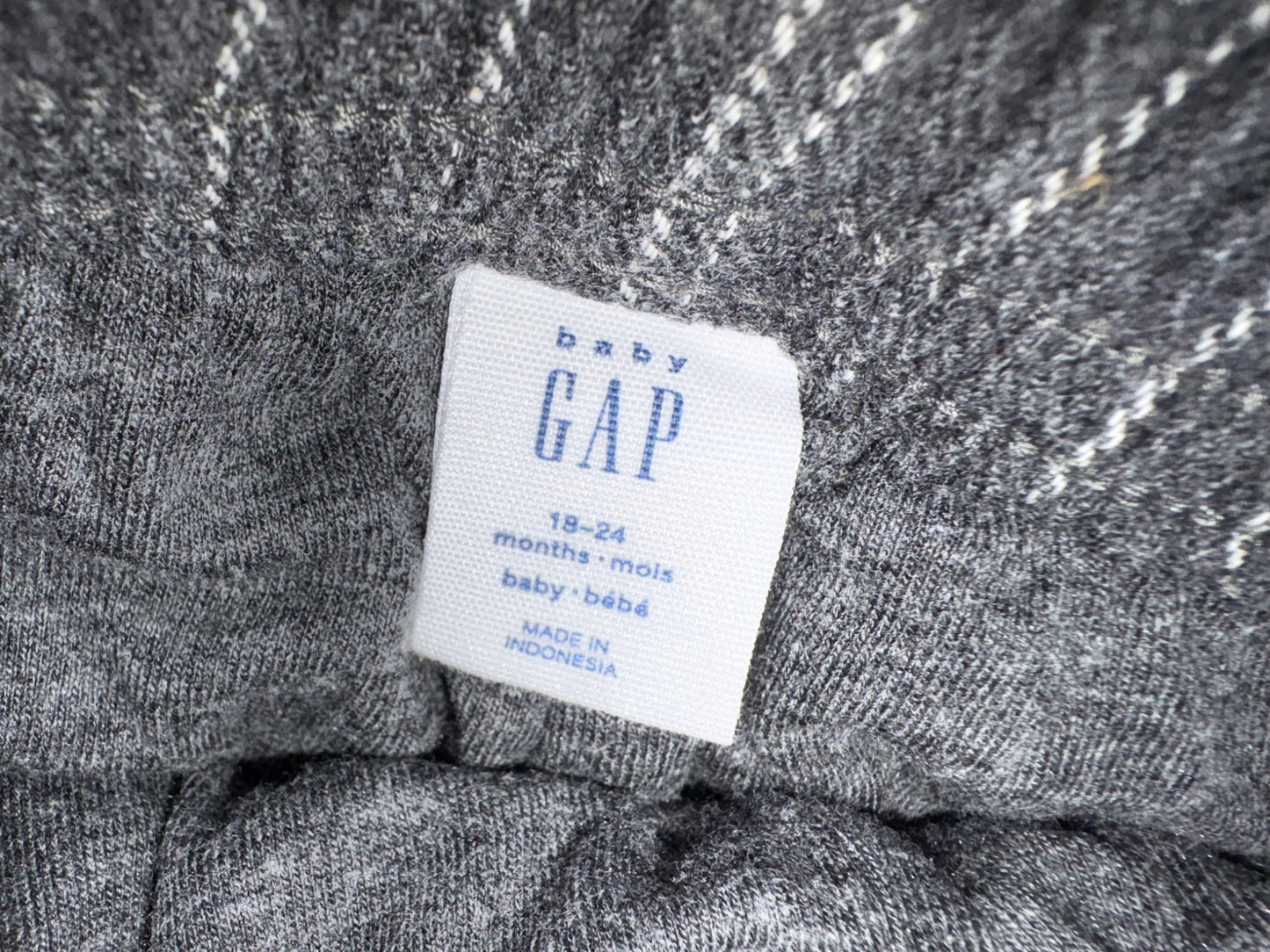Gap Baby 3-Piece Outfit Set, Heather Light Grey, 18-24 months, Kids 24 Month (18-24M)