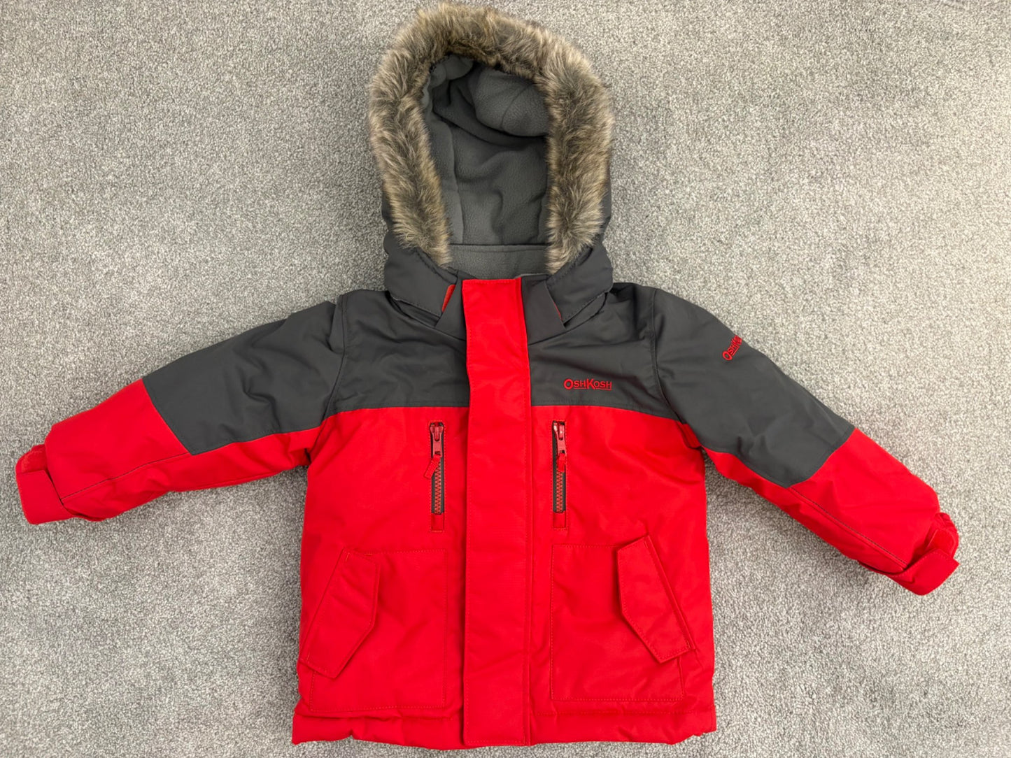 Carter’s Toddler 2-Piece Snowsuit With Hat And Neck Warmer, 2T, Kids 2T