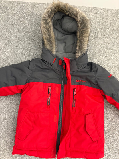 Carter’s Toddler 2-Piece Snowsuit With Hat And Neck Warmer, 2T, Kids 2T