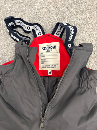 Carter’s Toddler 2-Piece Snowsuit With Hat And Neck Warmer, 2T, Kids 2T
