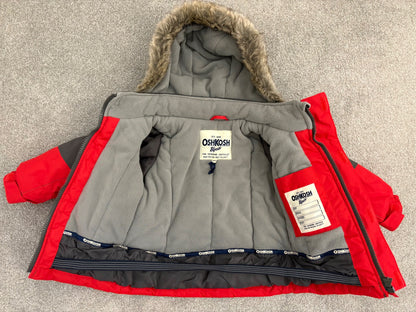 Carter’s Toddler 2-Piece Snowsuit With Hat And Neck Warmer, 2T, Kids 2T