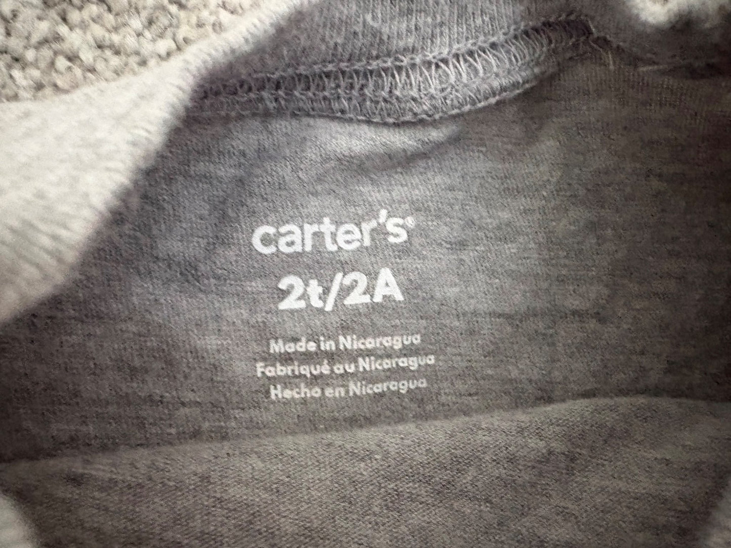 Carter’s Toddler Wooly Mammoth Graphic Long-sleeve Tee, 2T, Kids 2T