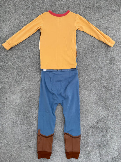 Gap × Disney Baby Organic Cotton Toy Story PJ Set, Woody, 3 years, Kids 3T