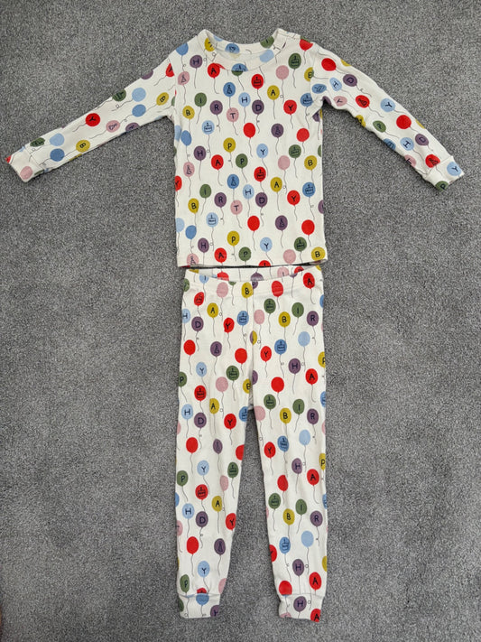 Baby Gap Toddler Organic Cotton Birthday PJ Set, 3 years , Kids 3T