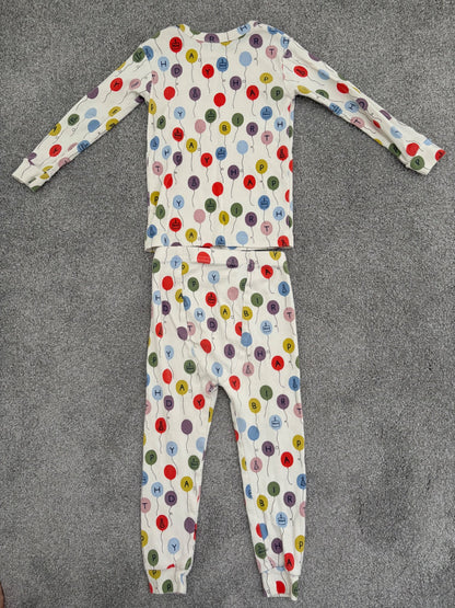 Baby Gap Toddler Organic Cotton Birthday PJ Set, 3 years , Kids 3T
