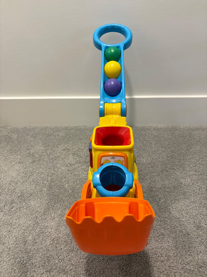 VTech Pop-a-Balls Push & Pop Bulldozer, English Version, 1-3 years