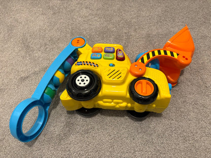 VTech Pop-a-Balls Push & Pop Bulldozer, English Version, 1-3 years