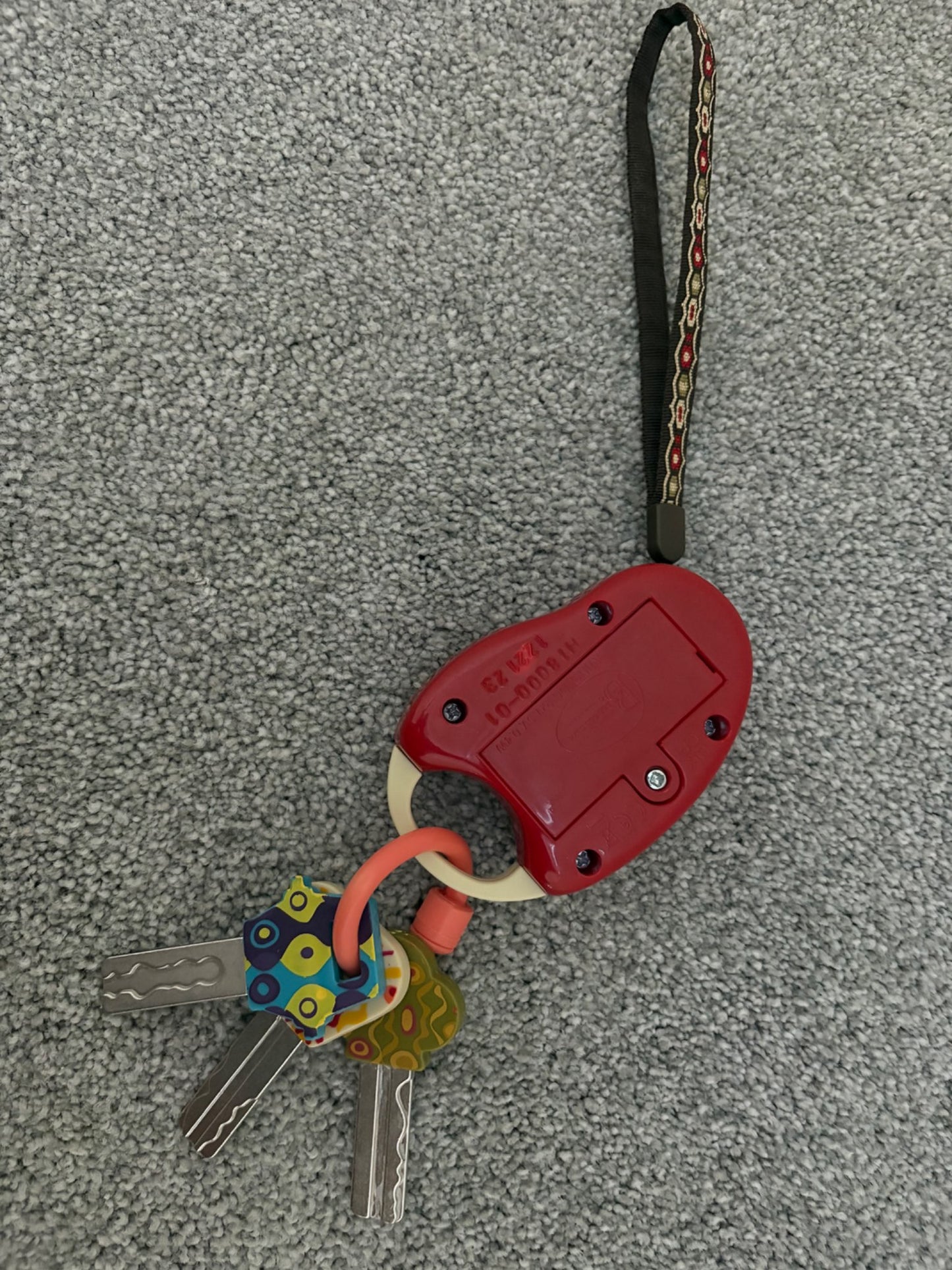 B. toys Pretend Play Toy Car Keys with Lights & Sounds, 10+ Months