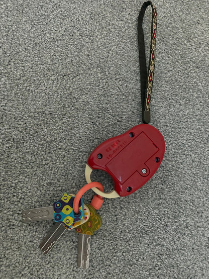 B. toys Pretend Play Toy Car Keys with Lights & Sounds, 10+ Months