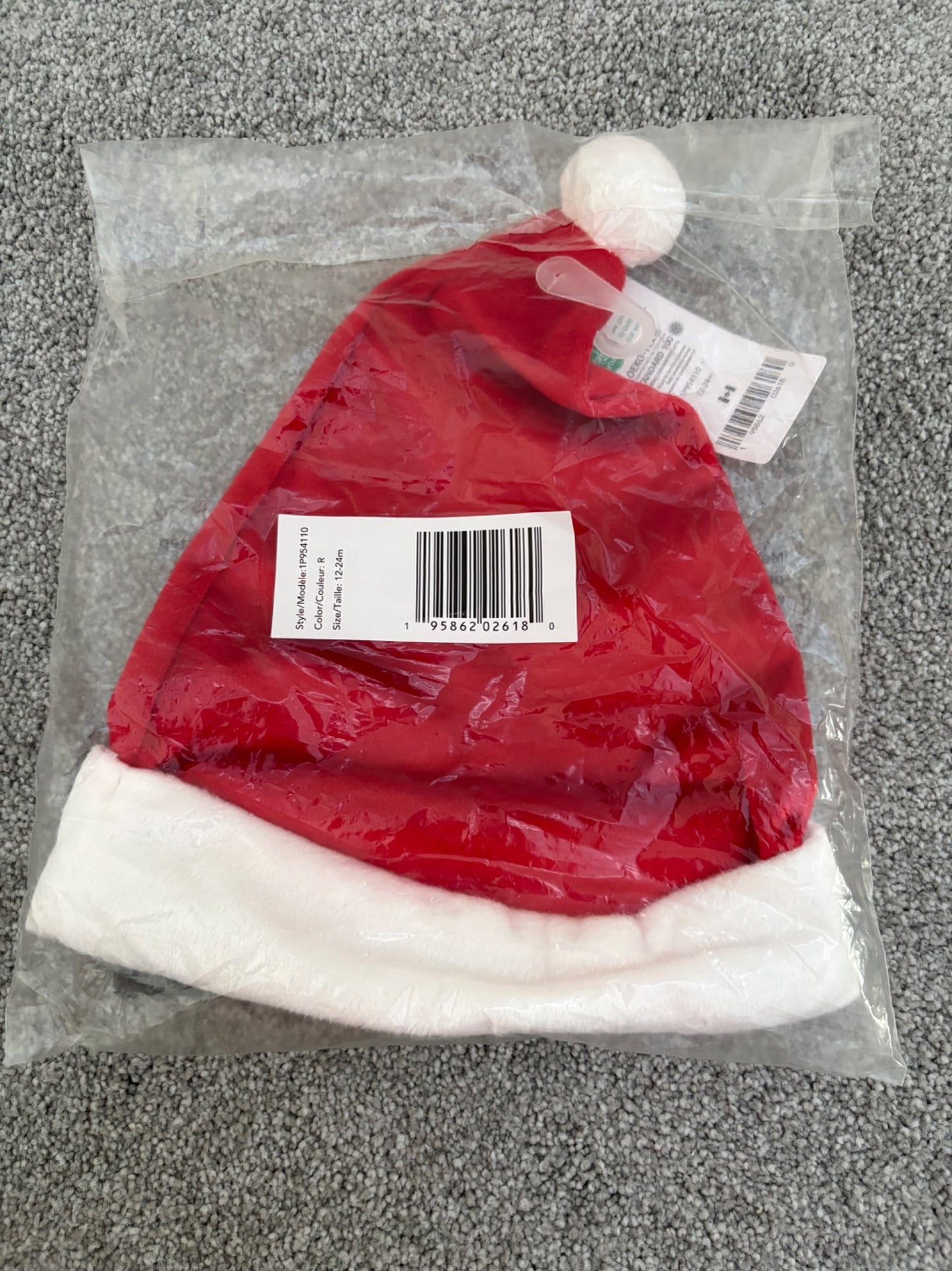 Baby My First Christmas Santa Hat, 12-24 months, NWT, Kids 18 Month (12-18M)