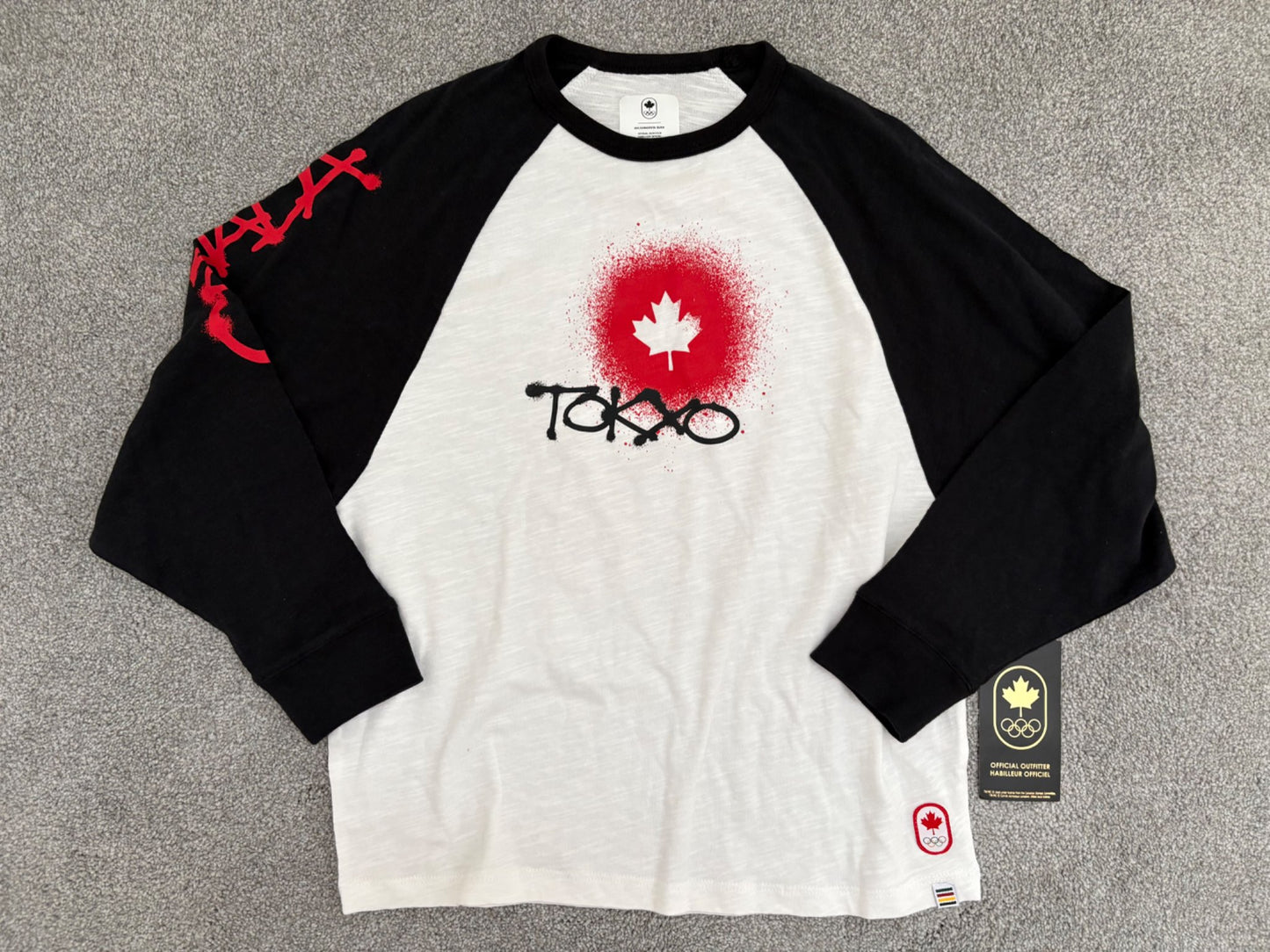Hudson’s Bay 2020 Tokyo Summer Olympics Girls Long Sleeve Shirt, Size 10/12, NWT, Kids 12