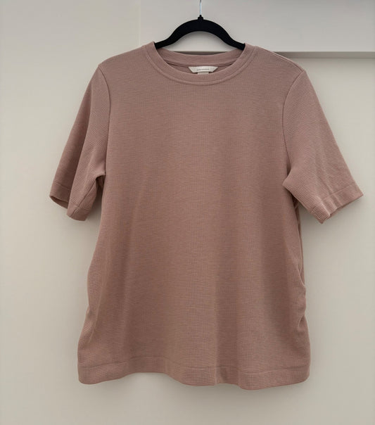 H&M MAMA Ribbed T-shirt, Pink, Size M, NWOT, Maternity M (8-10)
