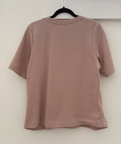 H&M MAMA Ribbed T-shirt, Pink, Size M, NWOT, Maternity M (8-10)