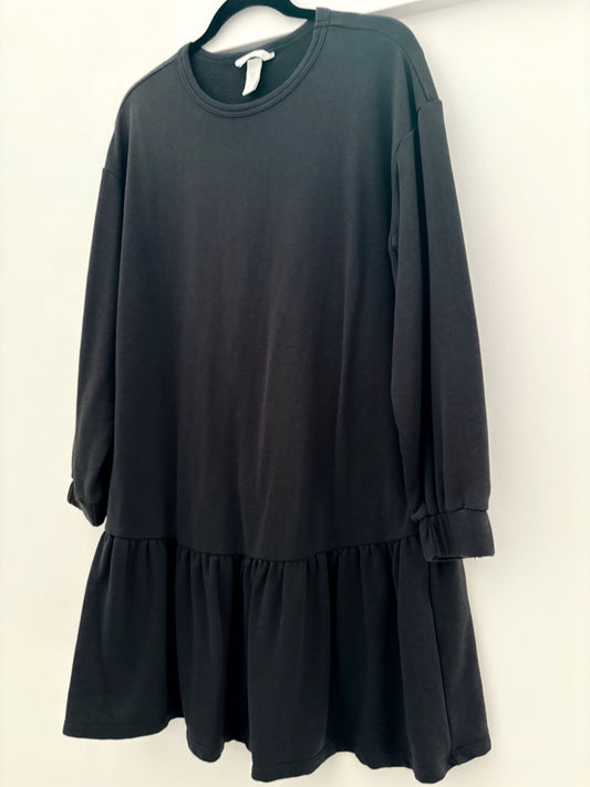 H&M MAMA Sweatshirt Dress, Dark Grey, Size M, Maternity M (8-10)
