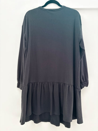H&M MAMA Sweatshirt Dress, Dark Grey, Size M, Maternity M (8-10)