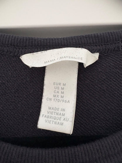 H&M MAMA Sweatshirt Dress, Dark Grey, Size M, Maternity M (8-10)
