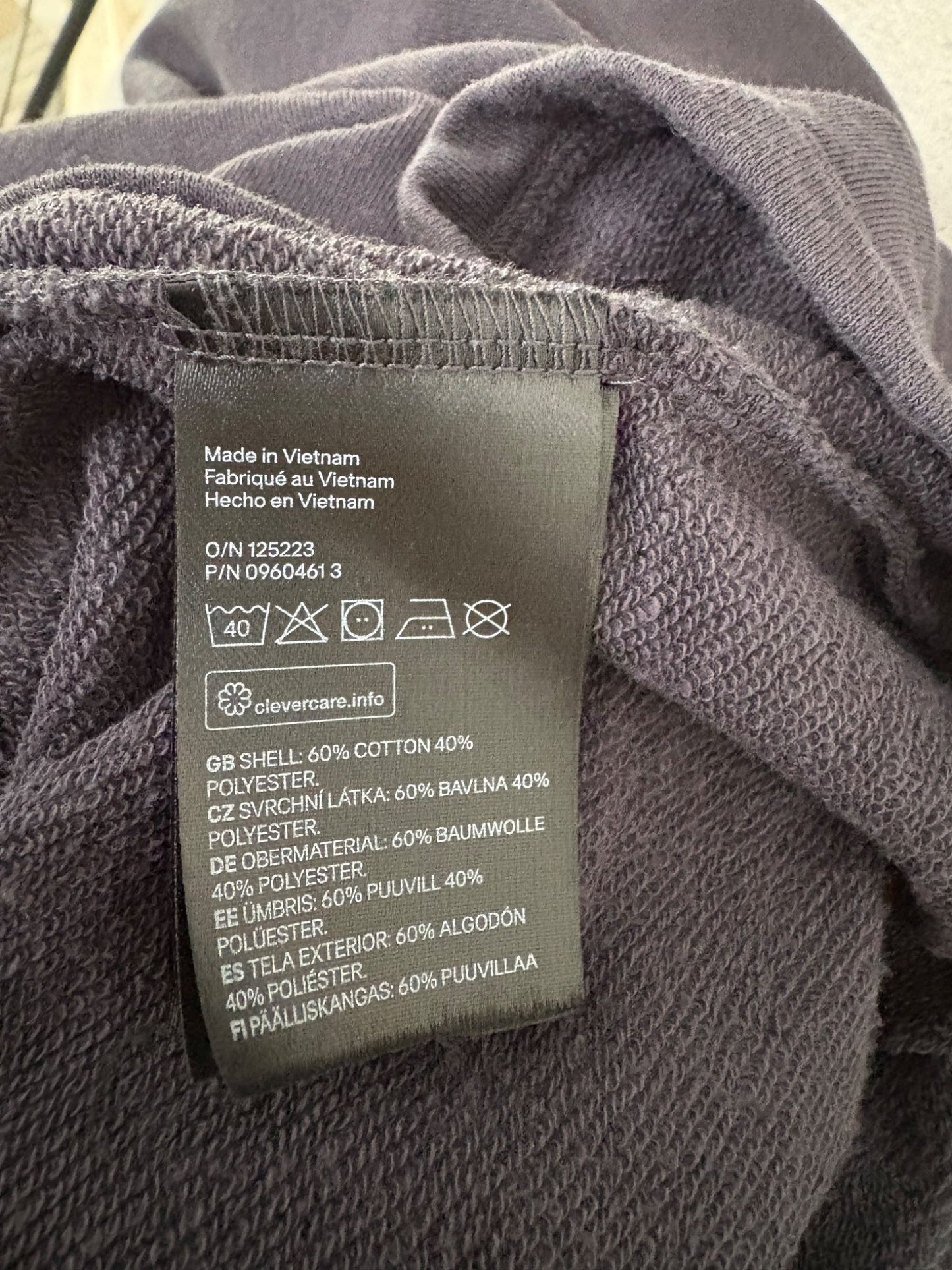 H&M MAMA Sweatshirt Dress, Dark Grey, Size M, Maternity M (8-10)