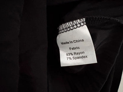 Smallshow Women's Maternity Nursing Split Long Dress for Breastfeeding, Black, Size M, Maternity M (8-10)