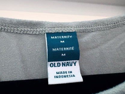 Old Navy Maternity Luxe Nursing T-Shirt, Silver Sage, Size M, Maternity M (8-10)