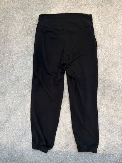 Old Navy Maternity Rollover-Waist Sweatpants, Black, Size S , Maternity S (4-6)