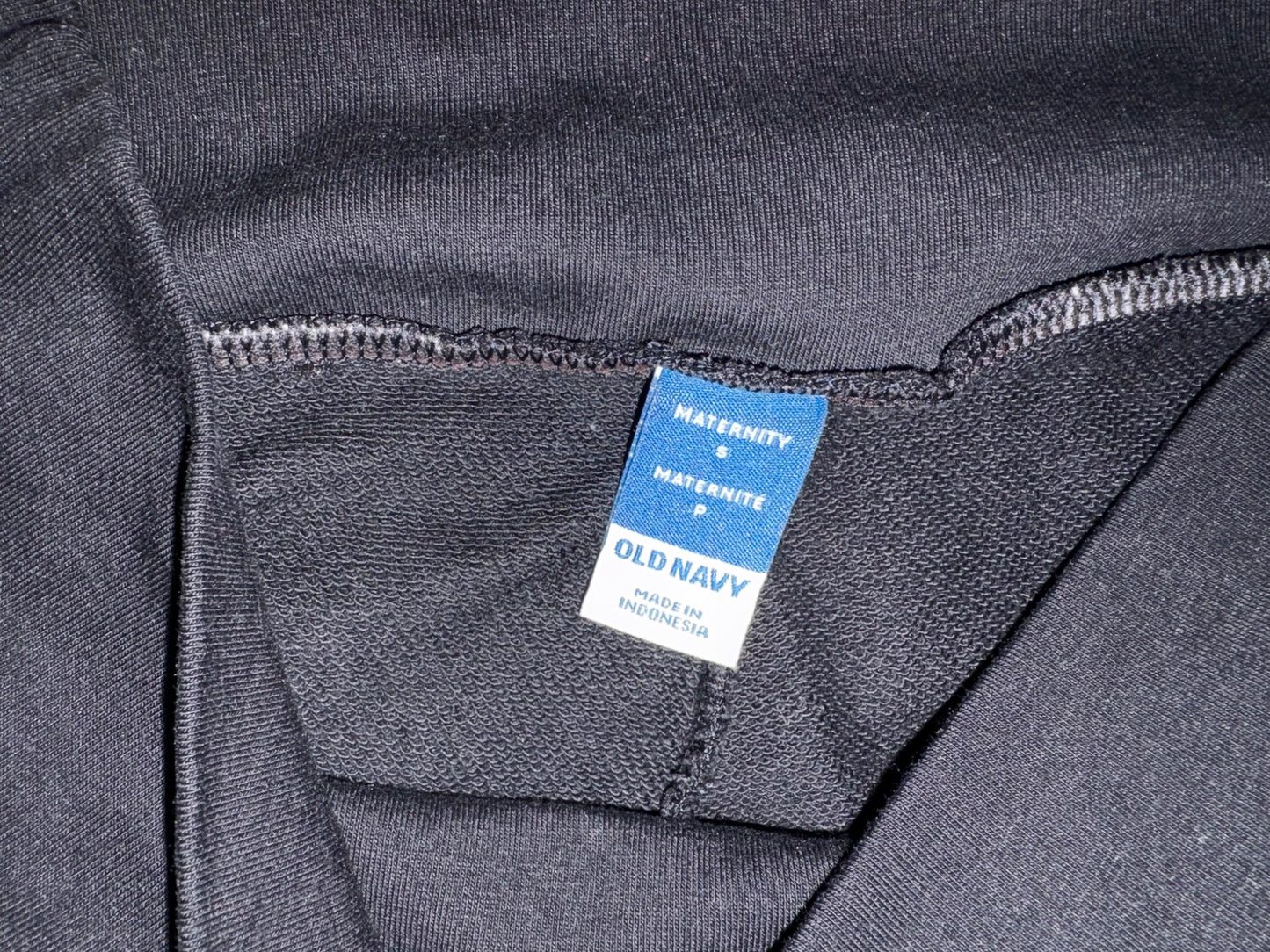 Old Navy Maternity Rollover-Waist Sweatpants, Black, Size S , Maternity S (4-6)