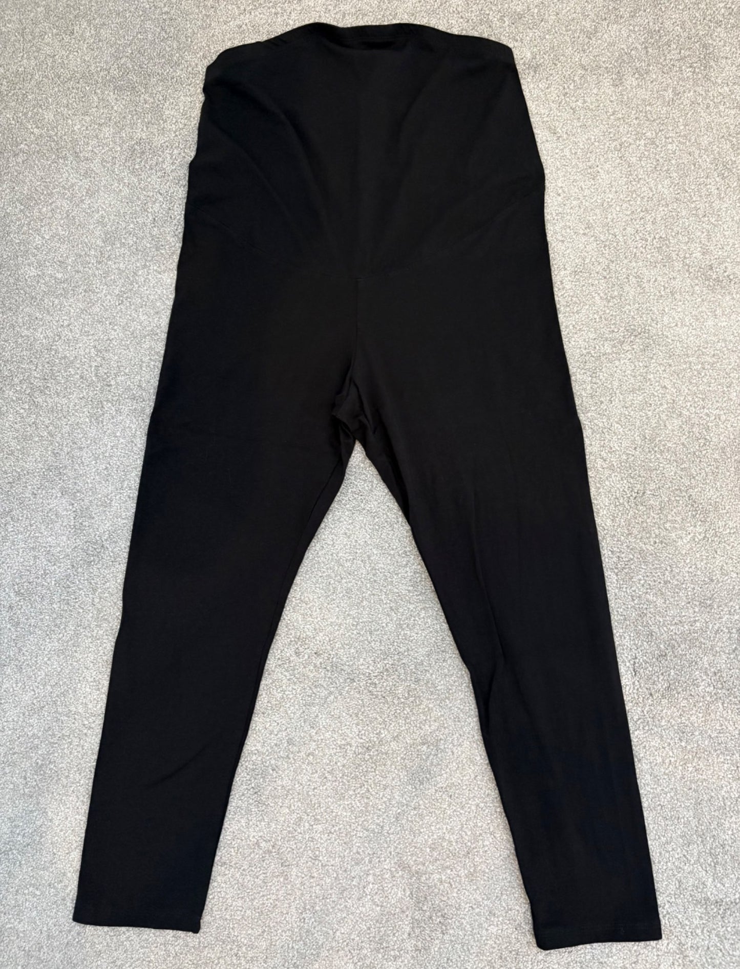 H&M MAMA Crop Leggings, Black, Size L, Maternity L (12-14)