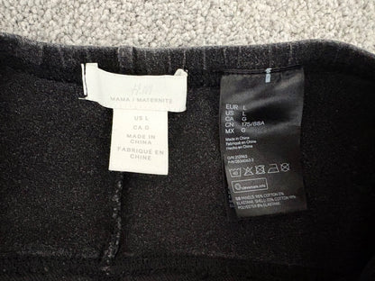 H&M MAMA Treggings, Dark Grey, Size L, Maternity L (12-14)