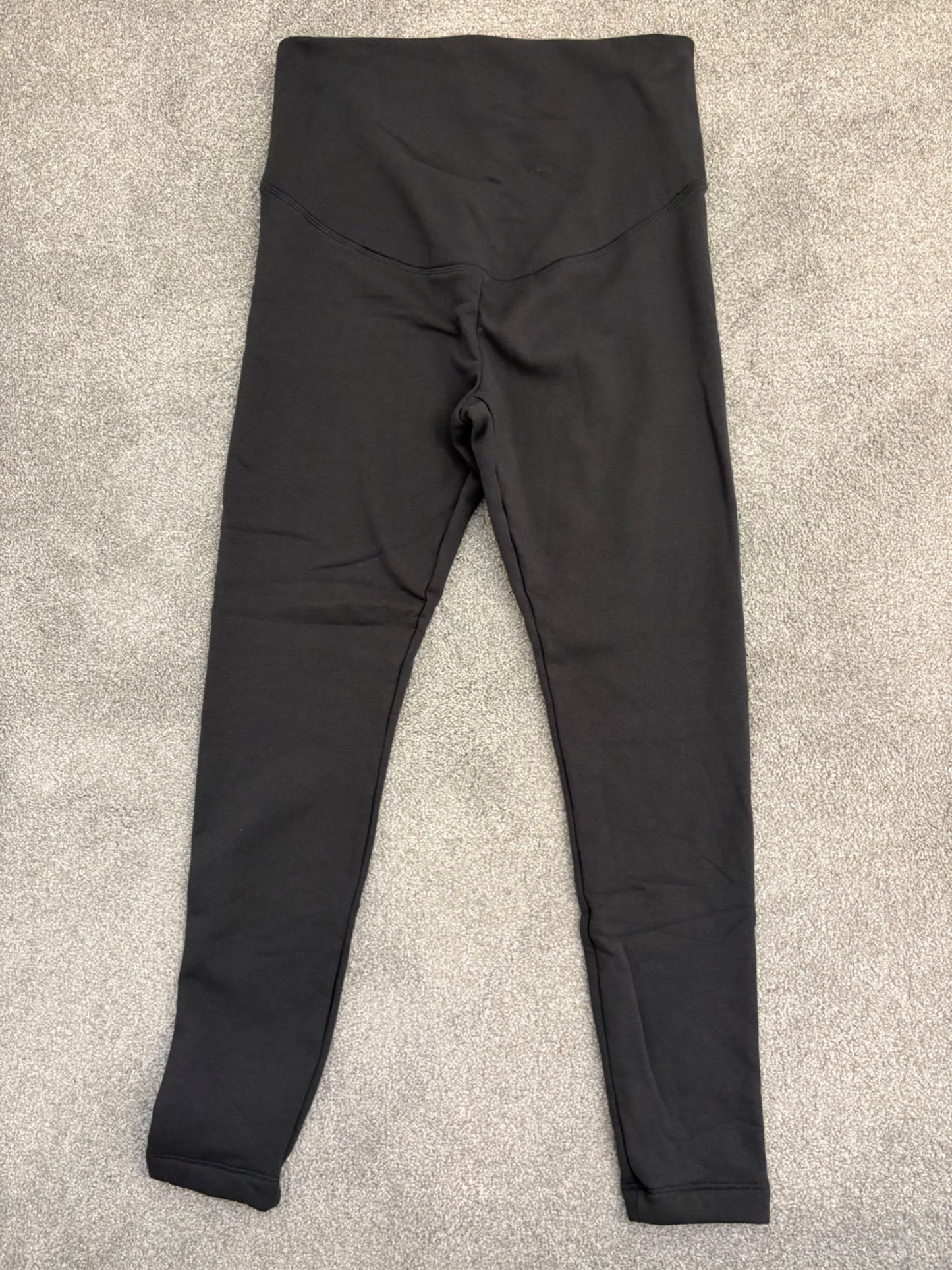 Old Navy Maternity Full Panel Fleece-Lined Leggings, Grey, Size M, Maternity M (8-10)