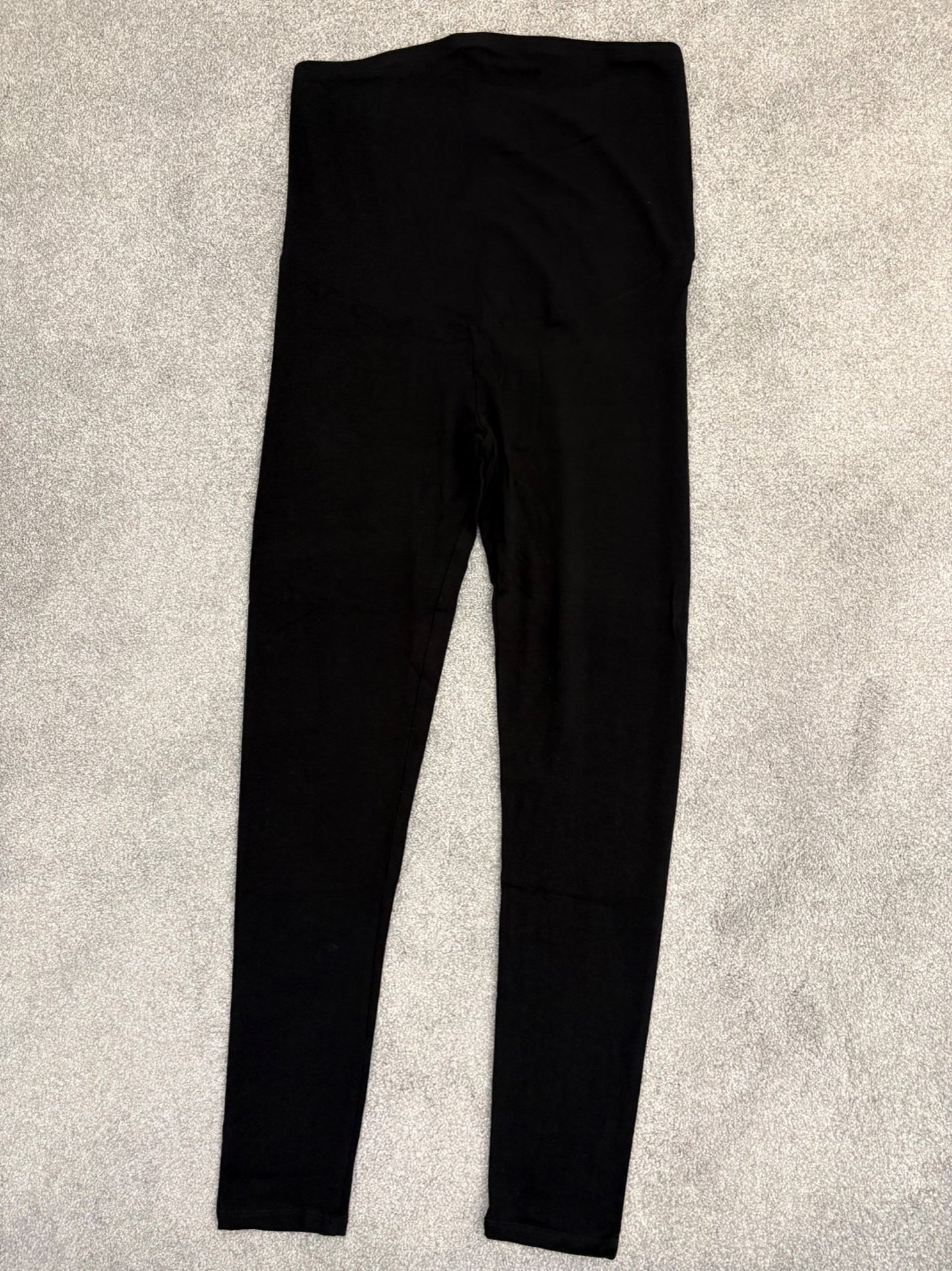H&M MAMA Jersey Leggings, Black, Size M, Maternity M (8-10)