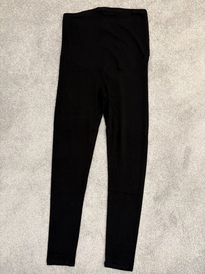 H&M MAMA Jersey Leggings, Black, Size M, Maternity M (8-10)