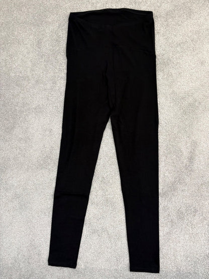 H&M MAMA Jersey Leggings, Black, Size M, Maternity M (8-10)
