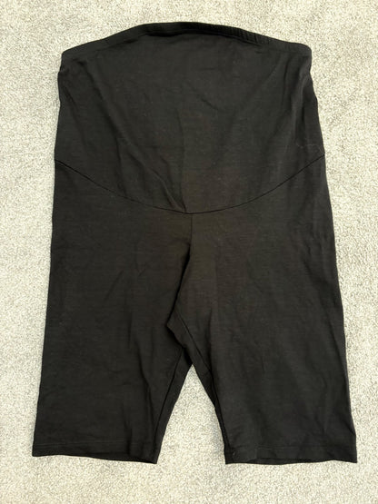 H&M MAMA Bike Shorts, Black, Size M, Maternity M (8-10)