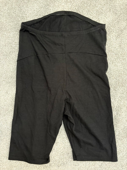 H&M MAMA Bike Shorts, Black, Size M, Maternity M (8-10)