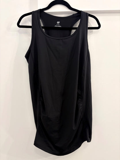 H&M MAMA Sports Tank Top, Black, Size L, Maternity L (12-14)
