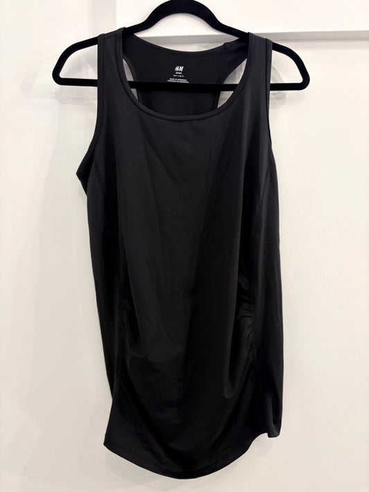 H&M MAMA Sports Tank Top, Black, Size L, Maternity L (12-14)