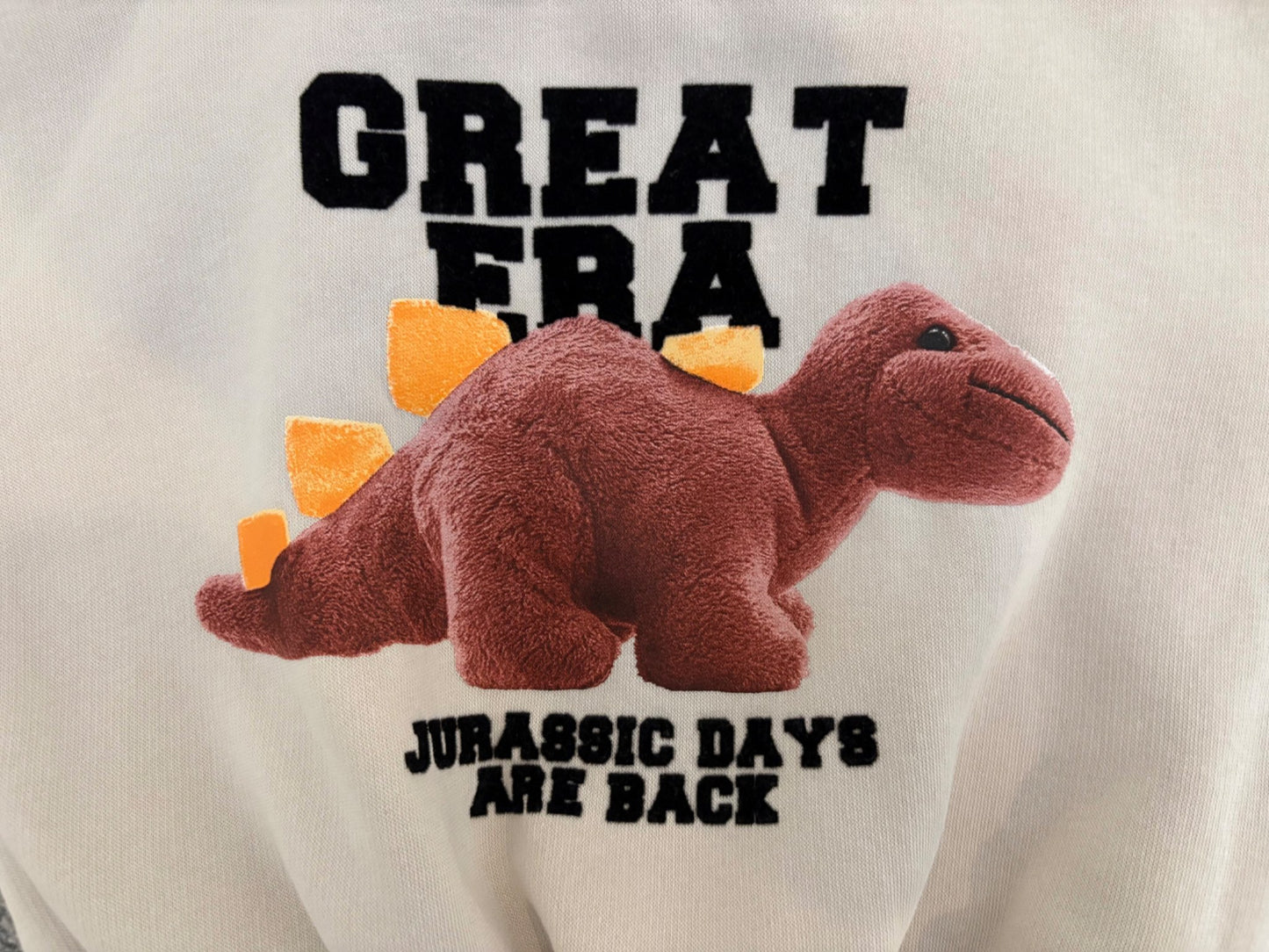 Zara Great Era Dinosaur Sweatshirt, Size 2 years, Kids 2T