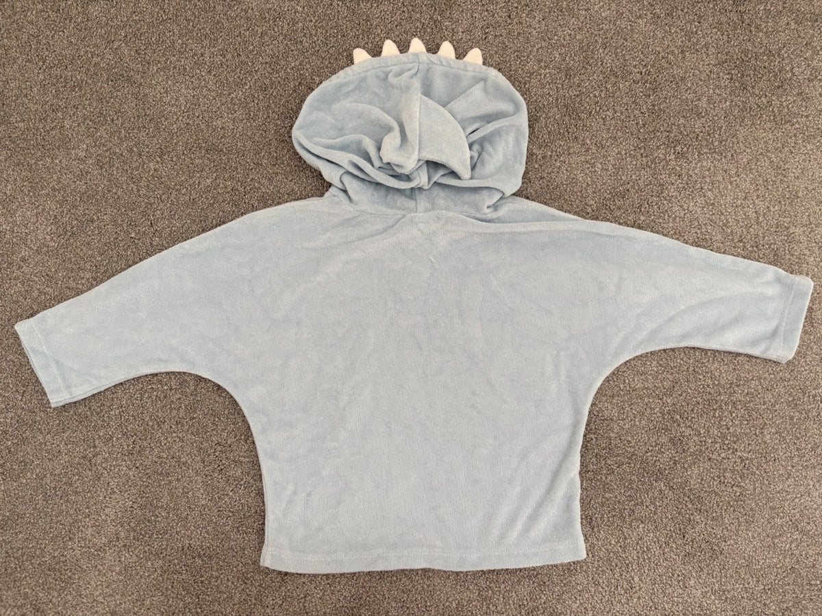 Old Navy Critter Swim Cover-Up Hoodie, Blue Shark, 18-24 months, Kids 24 Month (18-24M)