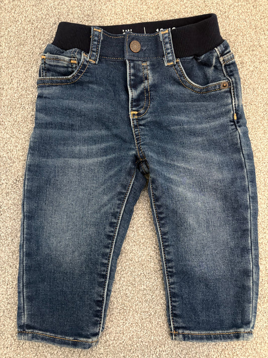 Baby Gap My First Jeans, Dark Wash, 12-18 months, Kids 18 Month (12-18M)