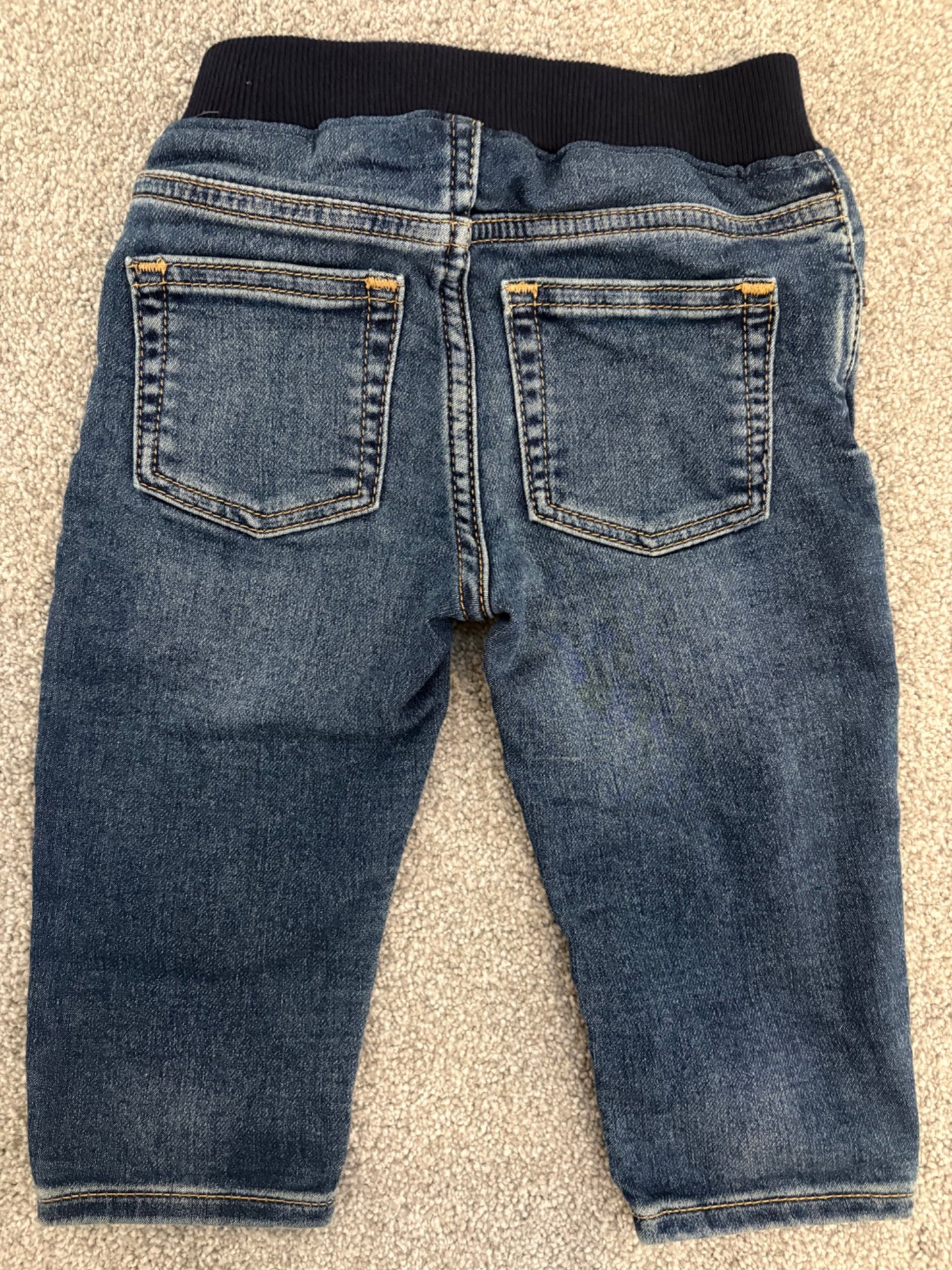 Baby Gap My First Jeans, Dark Wash, 12-18 months, Kids 18 Month (12-18M)