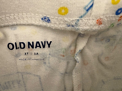 Old Navy Unisex Snug-Fit Printed Cereal and Milk Pajama Set for Toddler, 3T, Kids 3T