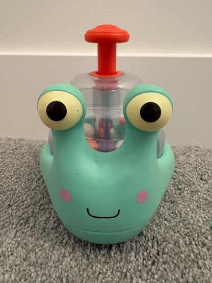 B. toys Escar-Glooooow Snail Ball Popper Baby Toy, 10+ Months