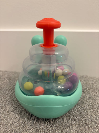 B. toys Escar-Glooooow Snail Ball Popper Baby Toy, 10+ Months