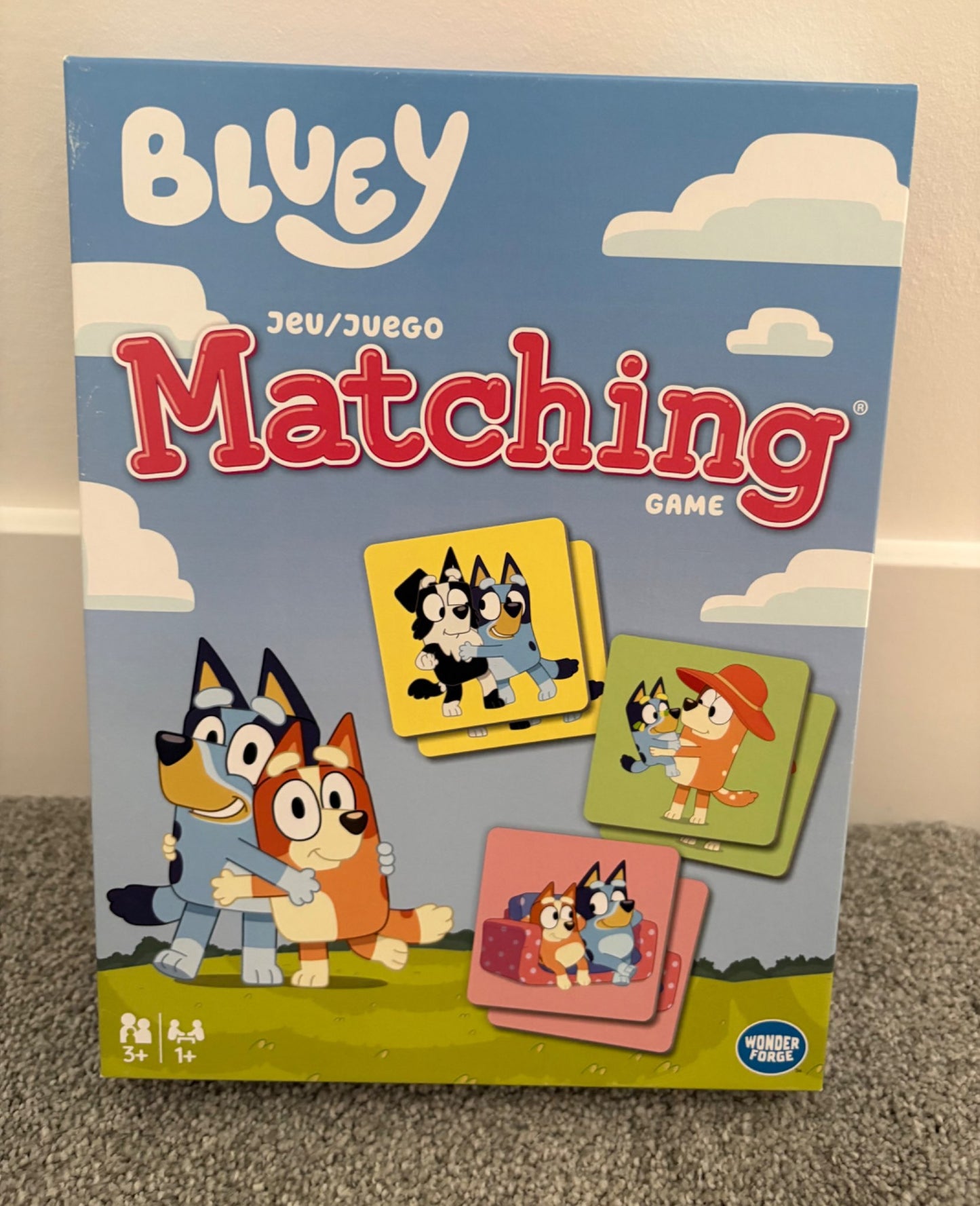 Wonder Forge Bluey Matching Game, 3+ years, New in Box
